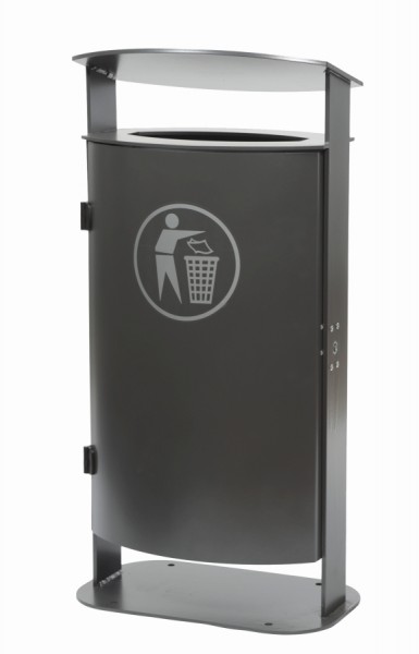 Abfallbehälter Java - mit Müllsackhalter